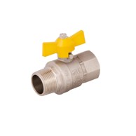 IDMAR kuglasti ventil za plin 3/4" DN20, Ž/M, leptir ručica, KG020022